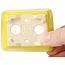 Pot à bonsaï rectangulaire jaune par Seto - 70 x 65 x 30 mm