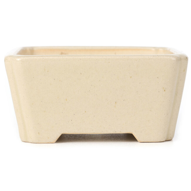 Vaso bonsai quadrato beige - 125 x 125 x 60 mm