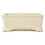 Rechthoekige beige bonsaipot - 105 x 80 x 40 mm