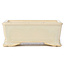 Rechthoekige beige bonsaipot - 105 x 80 x 40 mm