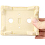 Rechthoekige beige bonsaipot - 105 x 80 x 40 mm