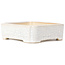 Rechthoekige witte bonsaipot - 125 x 105 x 35 mm