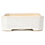 Rechthoekige witte bonsaipot - 125 x 105 x 35 mm