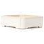 Rechthoekige witte bonsaipot - 125 x 105 x 35 mm