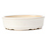 Vaso bonsai ovale bianco - 125 x 105 x 35 mm