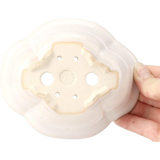 Mokko witte bonsaipot - 135 x 115 x 45 mm