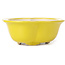 Pot à bonsaï Mokko jaune - 130 x 115 x 45 mm