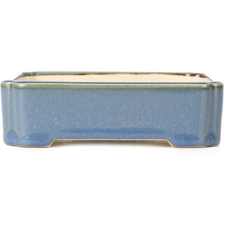 125 mm rectangular blue pot from China