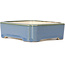 Rechthoekige blauwe bonsaipot - 125 x 105 x 35 mm