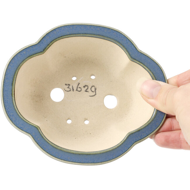 Maceta de bonsái Mokko azul - 135 x 110 x 45 mm