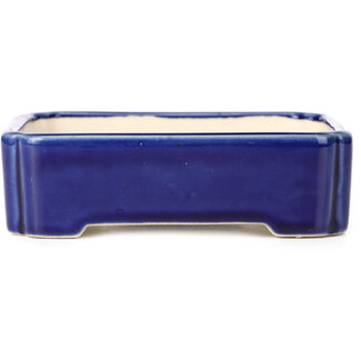 125 mm rectangular blue pot from China