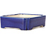 Rectangular blue bonsai pot - 125 x 110 x 35 mm