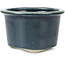 Vaso per bonsai rotondo blu scuro di Tosui - 112 x 112 x 70 mm