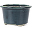 Vaso per bonsai rotondo blu scuro di Tosui - 112 x 112 x 70 mm