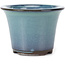 Vaso bonsai rotondo turchese di Seto Yaki - 96 x 96 x 66 mm