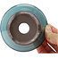 Ronde turquoise bonsaipot van Seto Yaki - 96 x 96 x 66 mm