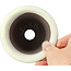 Pot à bonsaï rond beige blanc par Seto Yaki - 96 x 96 x 66 mm