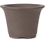 Vaso per bonsai rotondo non smaltato di Seto Yaki - 96 x 96 x 66 mm