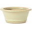 Vaso bonsai rotondo beige - 112 x 112 x 49 mm