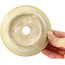 Pot à bonsaï rond beige - 112 x 112 x 49 mm