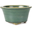 Vaso per bonsai rotondo verde oceano - 108 x 108 x 57 mm