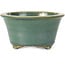 Vaso per bonsai rotondo verde oceano - 108 x 108 x 57 mm