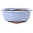 Pot à bonsaï rond bleu lilas par Seto Yaki - 128 x 128 x 52 mm