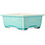 Pot à bonsaï rectangulaire bleu - 152 x 120 x 55 mm