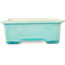 Pot à bonsaï rectangulaire bleu - 152 x 120 x 55 mm