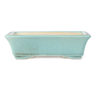 Pot bleu rectangulaire de 141 mm en provenance de Chine