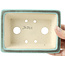 Pot à bonsaï rectangulaire bleu - 141 x 100 x 39 mm