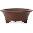 Round unglazed bonsai pot by Bigei - 83 x 83 x 34 mm