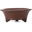 Round unglazed bonsai pot by Bigei - 83 x 83 x 34 mm