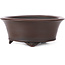 Round unglazed bonsai pot by Bigei - 96 x 96 x 42 mm