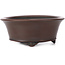 Round unglazed bonsai pot by Bigei - 96 x 96 x 42 mm