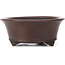 Round unglazed bonsai pot by Bigei - 96 x 96 x 42 mm