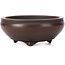 Round unglazed bonsai pot by Bigei - 92 x 92 x 40 mm