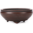 Round unglazed bonsai pot by Bigei - 92 x 92 x 40 mm