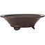 Ronde ongeglazuurde bonsai pot van Bigei - 158 x 158 x 53 mm