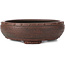 Ronde ongeglazuurde bonsai pot van Bigei - 188 x 188 x 58 mm