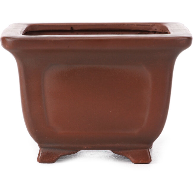 Vaso bonsai quadrato non smaltato di Bigei - 95 x 95 x 65 mm