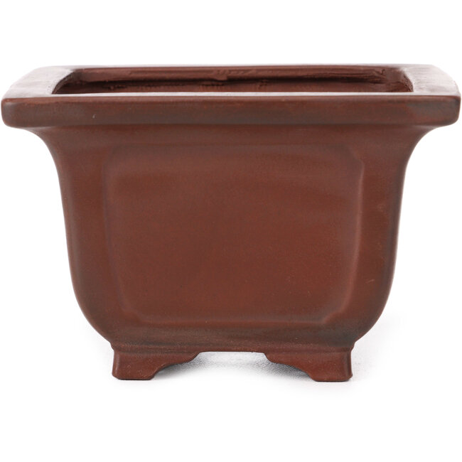 Vaso bonsai quadrato non smaltato di Bigei - 130 x 130 x 80 mm