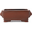 Maceta de bonsái rectangular sin esmaltar de Bigei - 100 x 75 x 40 mm