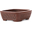 Pot à bonsaï rectangulaire non émaillé par Bigei - 125 x 100 x 35 mm