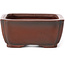 Rectangular unglazed bonsai pot by Bigei - 100 x 80 x 25 mm