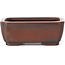 Maceta de bonsái rectangular sin esmaltar de Bigei - 100 x 80 x 25 mm