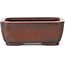 Rectangular unglazed bonsai pot by Bigei - 100 x 80 x 25 mm