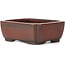 Rectangular unglazed bonsai pot by Bigei - 100 x 80 x 25 mm