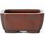 Maceta de bonsái rectangular sin esmaltar de Bigei - 100 x 80 x 25 mm