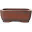 Maceta de bonsái rectangular sin esmaltar de Bigei - 100 x 80 x 25 mm